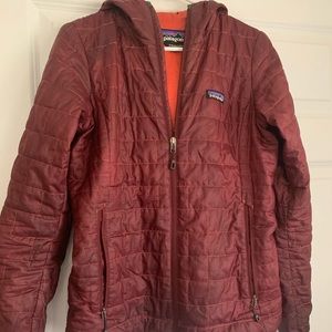 Women’s Patagonia nano puff full zip with hood